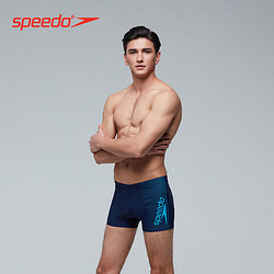 SPEEDO 速比涛 Speedo/速比涛 时尚动感 柔软快干 男子平角游泳裤男抗氯水陆两用