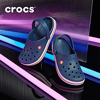 Crocs 卡骆驰 洞洞鞋 男卡骆驰卡骆班夏季女休闲平底凉鞋沙滩拖鞋|11016