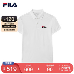 FILA 斐乐 官方男子短袖polo衫 2021年夏季新款时尚运动休闲上衣