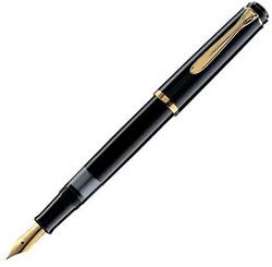 Pelikan 百利金 Classic M 200 活塞钢笔 983072 镀金不锈钢笔尖 B尖，1件装/黑色