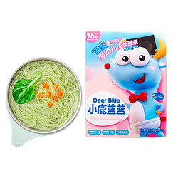 小鹿蓝蓝 婴幼儿面条 猪肝菠菜味 240g