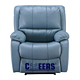 PLUS会员：CHEERS 芝华仕 K621 单人电动沙发 满天星蓝