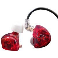 Unique Melody Merlin V2 入耳式挂耳式圈铁有线耳机 红色 3.5mm
