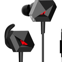 TAIDU 钛度 THS108A1 入耳式耳塞式有线耳机 黑色 3.5mm