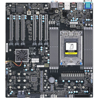 超微 M12SWA-TF 工作站主板 撕裂者PRO 万兆 远程M.2*4 6*PCIe4.0全速 主板+3975WX(32核，64线程，3.5G)