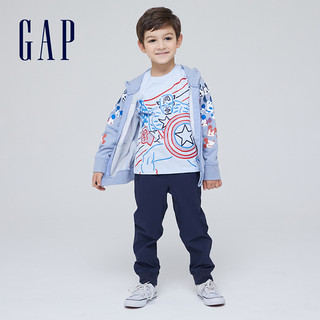 Gap男幼童法式圈织软卫衣468394米奇童装运动开衫 浅蓝色 80cm(80cm(12-18月))