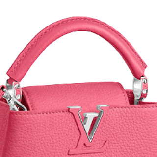 LOUIS VUITTON 路易威登 Capucines系列 手袋 M55987 火龙果色