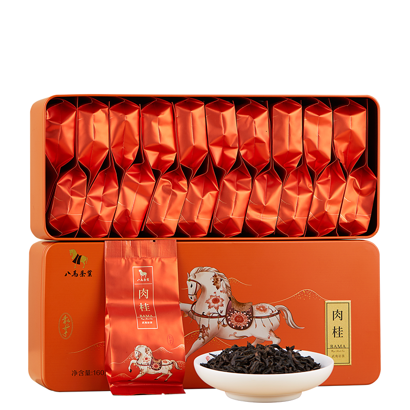 bamatea 八马茶业 肉桂茶 160g 礼盒装