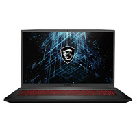 MSI 微星 侠客 GF75 17.3英寸 游戏本 黑色(酷睿i7-10750H、GTX 1650Ti 6G、8GB、256GB SSD+1TB HDD、1080P、IPS、144Hz）
