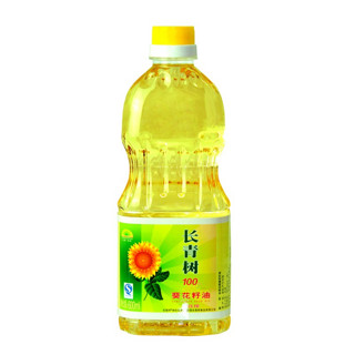 长青树 纯压榨葵花籽油 600ml*2瓶