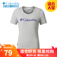 Columbia 哥伦比亚 T恤女士春夏季新款户外运动休闲徒步时尚潮流旅行舒适透气短袖上衣AR1103