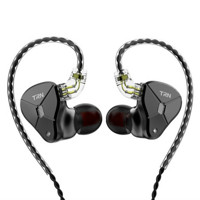 TRN BA5 入耳式挂耳式动铁有线耳机 黑色 3.5mm