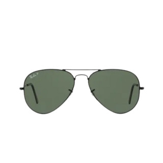 Ray-Ban 雷朋 Aviator飞行员系列 男女款太阳镜 0RB3025 002/58 黑框绿片 58mm