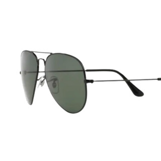 Ray-Ban 雷朋 Aviator飞行员系列 男女款太阳镜 0RB3025 002/58 黑框绿片 58mm