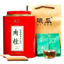 曦瓜 乌龙茶典韵系列武夷岩茶肉桂256g 中火罐装口粮茶礼盒