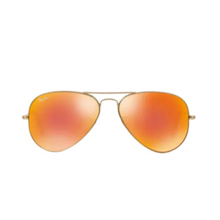 Ray-Ban 雷朋 Aviator飞行员系列 男女款太阳镜 RB3025 112/69 金框橘片 58mm