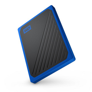 Western Digital 西部数据 My Passport Go系列 WDBMCG5000ABT-CESN USB 3.0 移动固态硬盘 500GB USB-A 钴蓝色