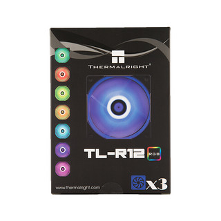 Thermalright 利民 TL-R12  120mm 机箱散热风扇 RGB 三只装