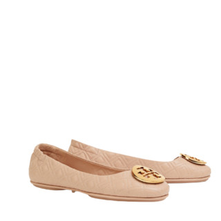 TORY BURCH 汤丽柏琦 MINNIE 女士平底单鞋 50736 肉粉色 39