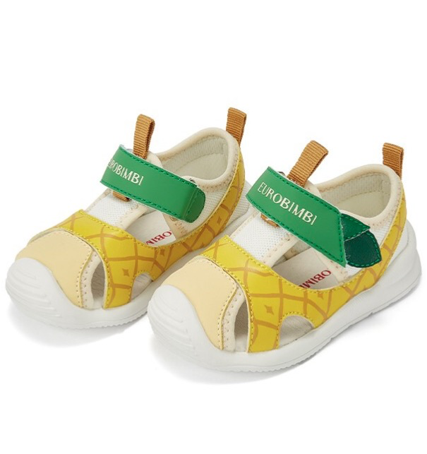 EUROBIMBI 欧洲宝贝 女童夏季凉鞋软底学步鞋 黄色 3码