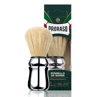 Proraso意大利进口剃须膏皂起泡工具猪鬃毛刷丰富泡沫塑胶起泡碗 按摩起泡胡须刷