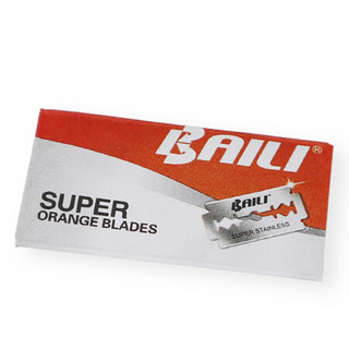 BAILI 百利 双面系列 BP1002 超级橙白金刃口刀片 5片*3