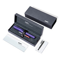 LAMY 凌美 钢笔 candy糖果系列 葡萄紫 EF尖 礼盒装