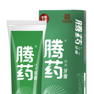 腾药 绿茶牙膏 195g