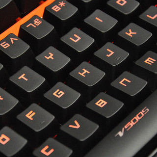 RAPOO 雷柏 V500S 87键 有线机械键盘 黑色 RAPOO茶轴 单光