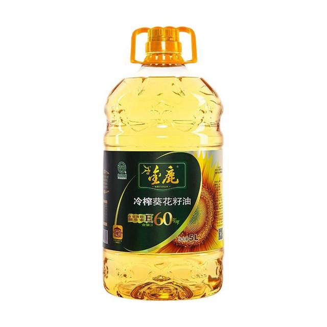 Goldeer 金鹿 冷榨葵花籽油 5L