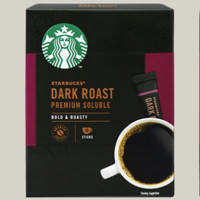 STARBUCKS 星巴克 速溶美式黑咖啡粉重度烘焙2.3g*10条 健身便携即冲法国进口