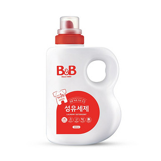 B&B 保宁 韩国B&B保宁必恩贝进口天然宝宝洗衣液1800ml*2瓶正品