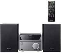 SONY 索尼 紧凑型立体声音响系统，蓝牙无线流NFC Micro Hi-Fi 50W，带扬声器CD / DVD播放器，FM收音机