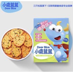 小鹿蓝蓝 婴儿饼干 80g+ 婴儿饼干 40g