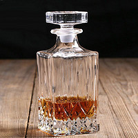 太阳王 水晶玻璃创意威士忌杯 复古风格洋酒杯醒酒器 洋酒具酒樽 刻花酒具套装