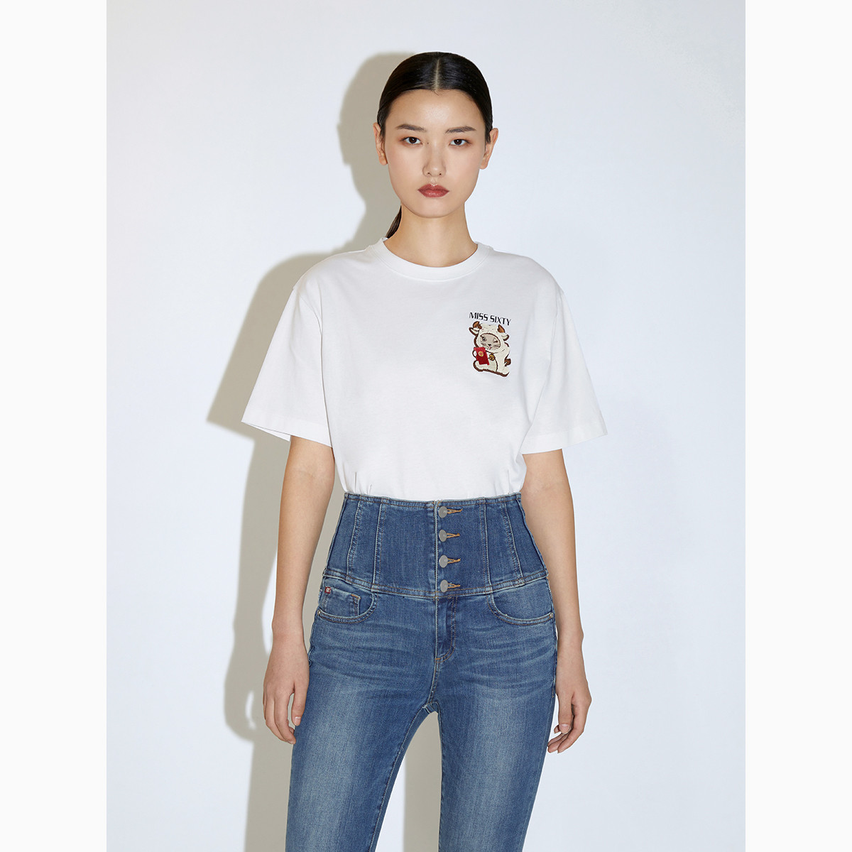 MISS SIXTY 6N1SJ7561000A28 女士短袖T恤