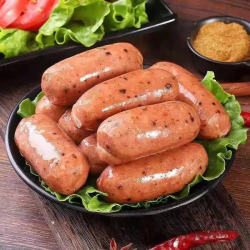 PLUS会员:大朴至鲜 纯肉火山石烤肠 黑椒味500g*4件