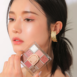 3CE 九色纷呈眼影盘 #DELIGHTFUL粉仙烟花 上海旗舰店限定版 7g