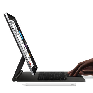 Apple 苹果 iPad Pro 2020款 Pencil+键盘双面夹套装版 11英寸 iPadOS 平板电脑(2388*1668dpi、A12Z、256GB、WLAN版、银色、MXDD2CH/A)