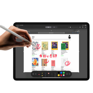Apple 苹果 iPad Pro 2020款 Pencil套装版 12.9英寸 iPadOS 平板电脑(2732*2048dpi、A12Z、512GB、WLAN版、深空灰色、MXAV2CH/A)