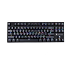 HEXGEARS 黑峡谷 巨人键盘 87键 有线机械键盘 黑色 四倍键 RGB