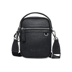 chrisdiendeny克雷斯丹尼cd复古植鞣皮男士单肩包斜挎包双层拉链真皮