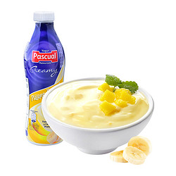 PASCUAL 帕斯卡 西班牙帕斯卡香蕉味风味酸奶750ml/瓶家庭装营养早餐常温酸牛奶