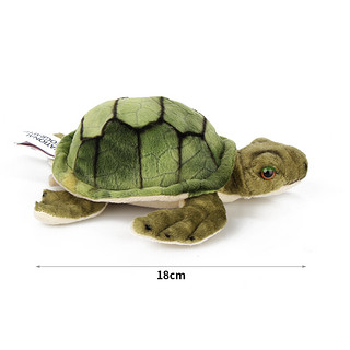 国家地理NG海洋系列 海龟 15cm仿真动物毛绒玩具公仔亲子送女友生日礼物