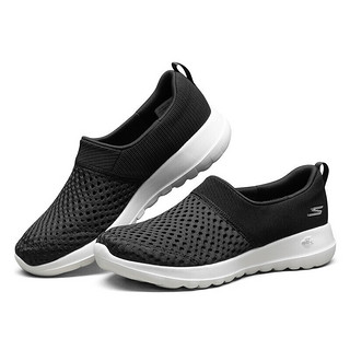 SKECHERS 斯凯奇 Go Walk 女子休闲运动鞋 896013/BKW 黑色/白色 37