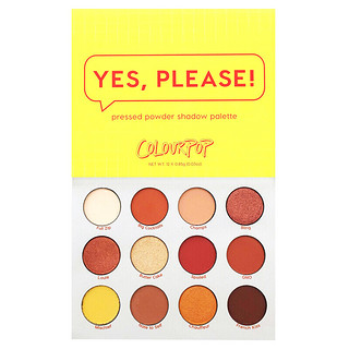 ColourPoP 卡拉泡泡 落日眼影盘 #Yes, Please!