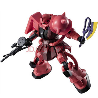 万代（BANDAI） GU 高达宇宙 手办模型玩具 收藏人偶摆件 高度15cm GU12夏亚专用红扎古2