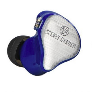 The Fragrant Zither 锦瑟香也 SECRET GARDEN 入耳式挂耳式动圈有线耳机 深海蓝 3.5mm