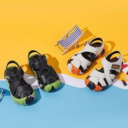 哈比熊 童鞋2021年夏季新款女童宝宝软底男童凉鞋包头沙滩鞋