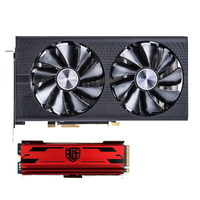 SAPPHIRE 蓝宝石 RX590 GME 8G 超白金极光特别版 显卡 8GB 黑色+影驰 黑将PRO 480G硬盘